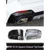 BMW X3/X4 2022 Svart Rostfritt Stål Fyrkantigt Avgasrörsskydd