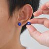Stylish Cone Zircon Stud Earrings for Men Boys,Waterproof Stainless Steel Round Small Earrings,Hip Hop Jewelry Gifts