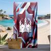 Prosop de Plajă West Ham United Football Print, Prosop Mare Moale cu Uscare Rapidă pentru Plajă Camping Piscine