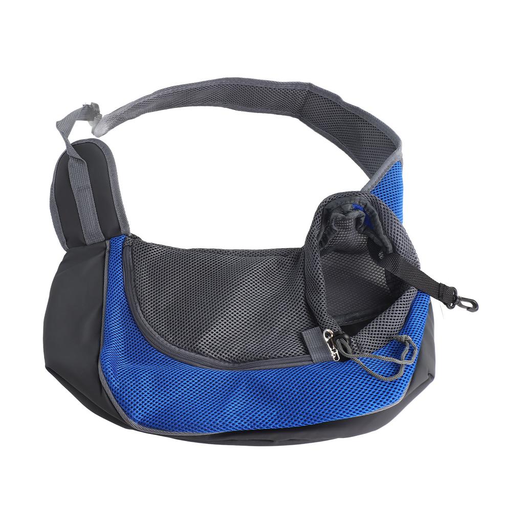 Pet Carrying Sling Breathable Large Zipper Opening Polyester Cat Puppy Shoulder Carrier Bag for