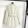 A Small Suit with A Waist-hugging Slim Waist Autumn Latest Leisure Jacket for Women Womens Belt British Style Autumn Design Niche