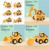 Childrens Mini Construction Vehicle With Inertia Pull Back For Interactive Play And Handeye Coordination