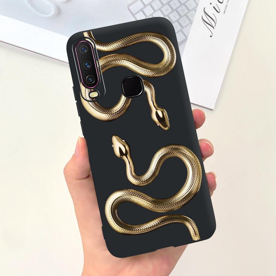 For Vivo Y12 Case Vivo Y15 Y17 1902 1904 Cute Fashion Cartoon Cover Soft Silicone Phone Case For Vivo Y15 Y 12 17 VivoY12 Fundas