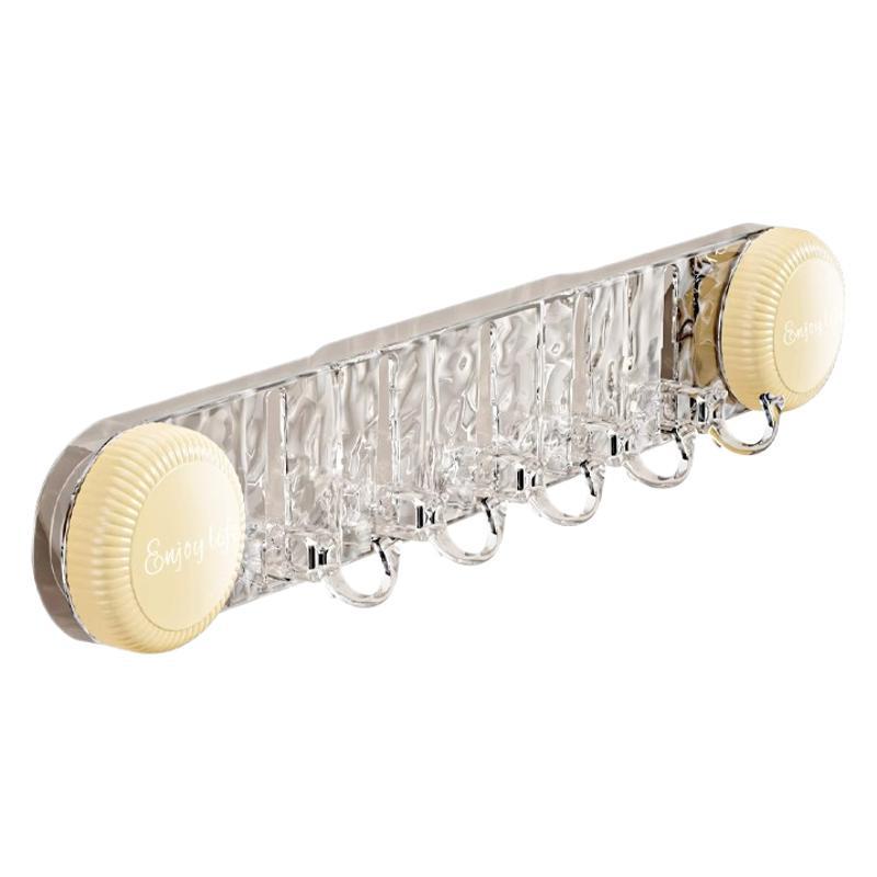Corrugated Suction Cup Five-row Hooks for Household Use No Need for DrillingWall-free Strong Suction Hooks