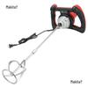 16-Speed Adjustable High-Power Hand Drill Mixer for Forward/Reverse Cement, Putty, and Powder Mixing
