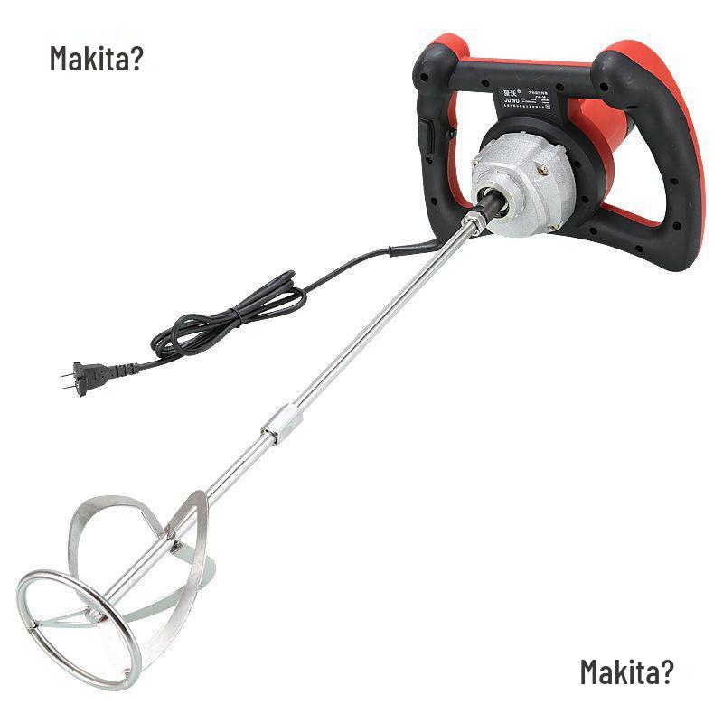 16-Speed Adjustable High-Power Hand Drill Mixer for Forward/Reverse Cement, Putty, and Powder Mixing