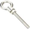 TRUSCO Long Eye Stainless 1 K-Type Bolt, Steel, M12, 100mm, Piece, TLK-12M100