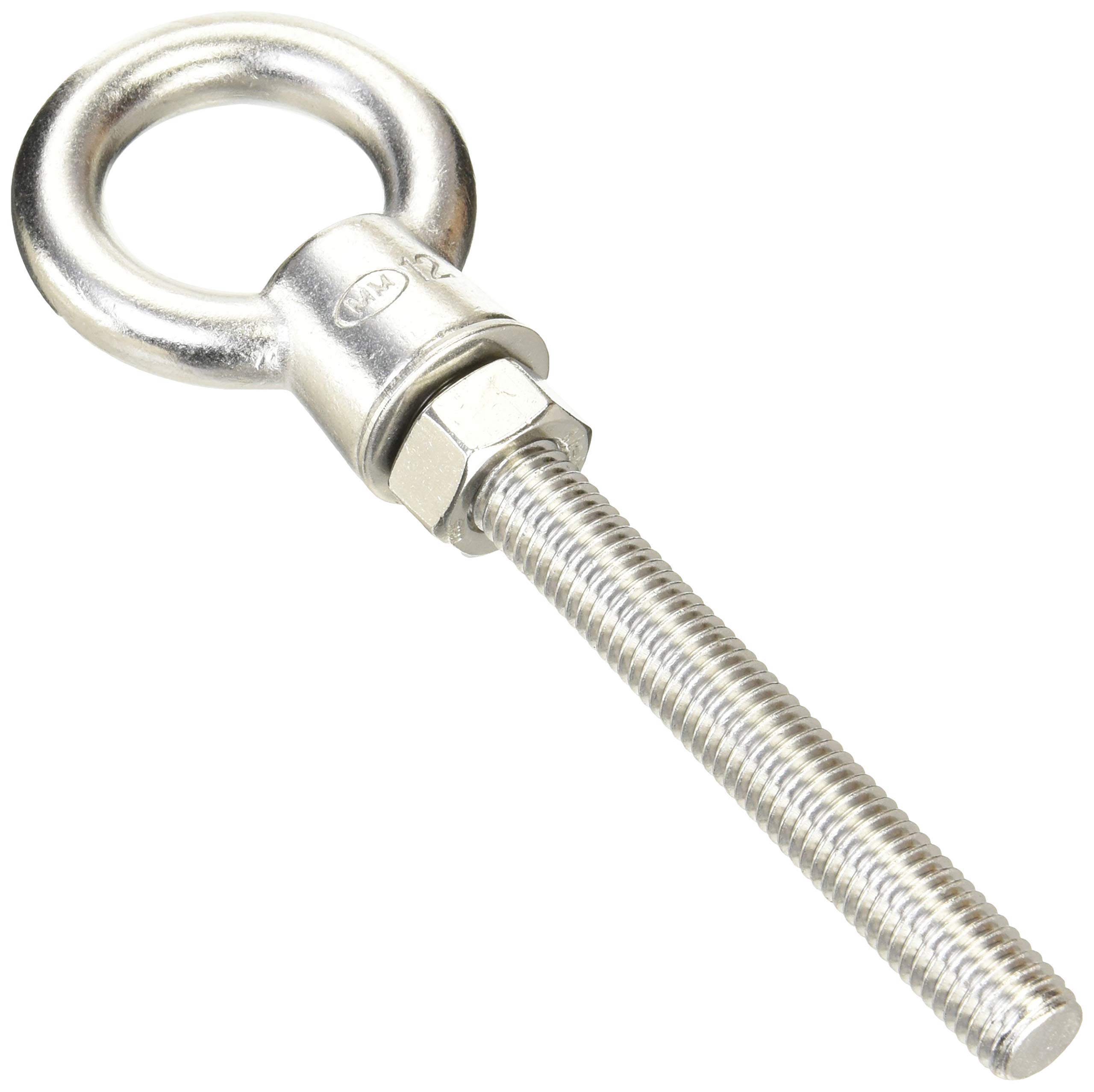 

TRUSCO Long Eye Stainless 1 K-Type Bolt, Steel, M12, 100mm, Piece, TLK-12M100
