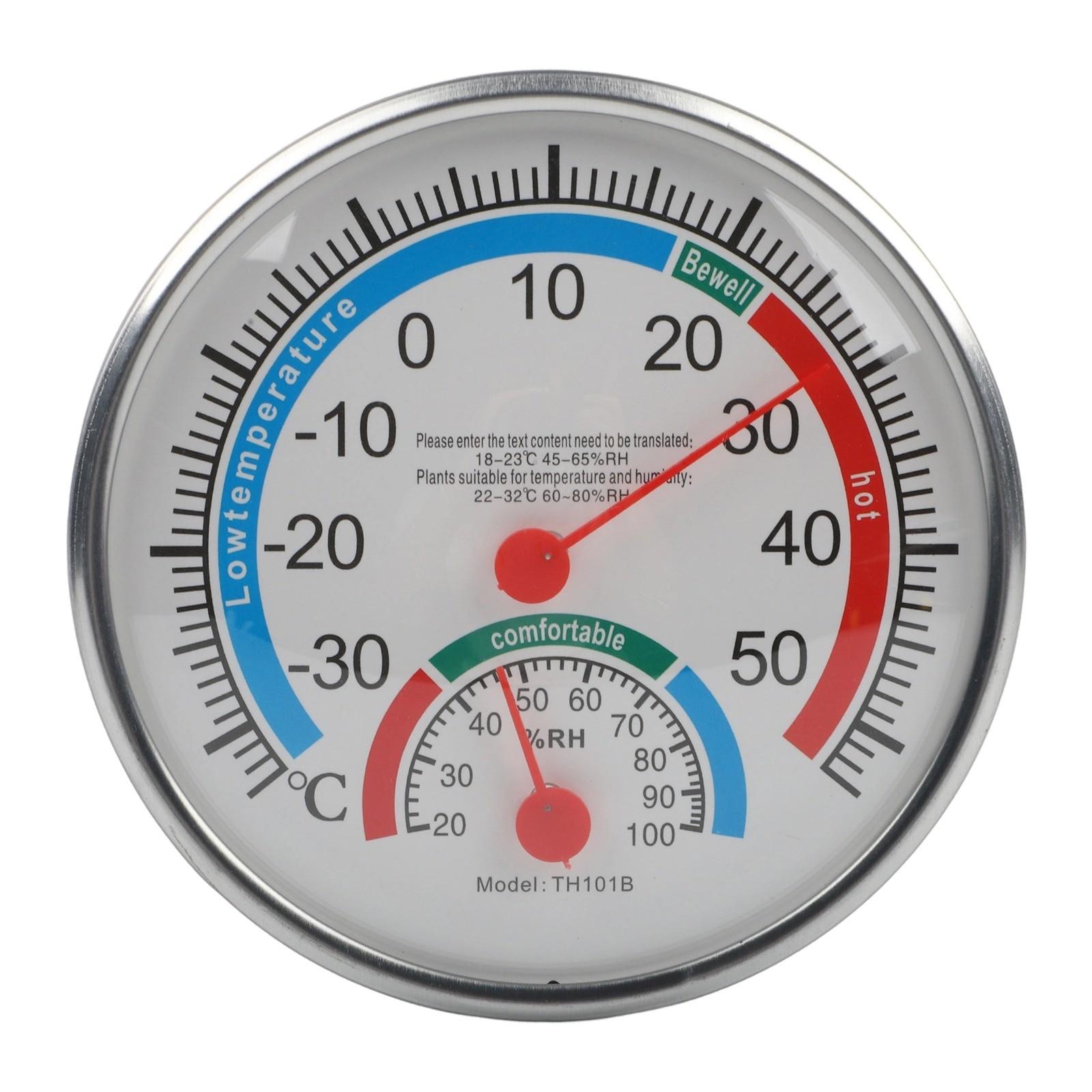 

Термогигрометр Климат 1 шт. АБС Аналоговый контроль Внутренняя влажность белый