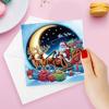6PCS DIY Diamond Painting Greeting Card Set Diamond Art Greeting Cards Diamond Art Handmade Cards for Festivals and Celebrations