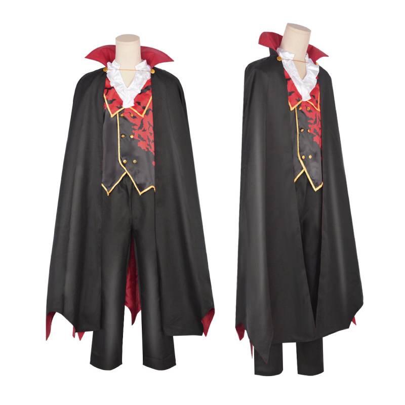 Halloween Vampire Cosplay Costume Full Set Horror Vampire Role Play Outfit