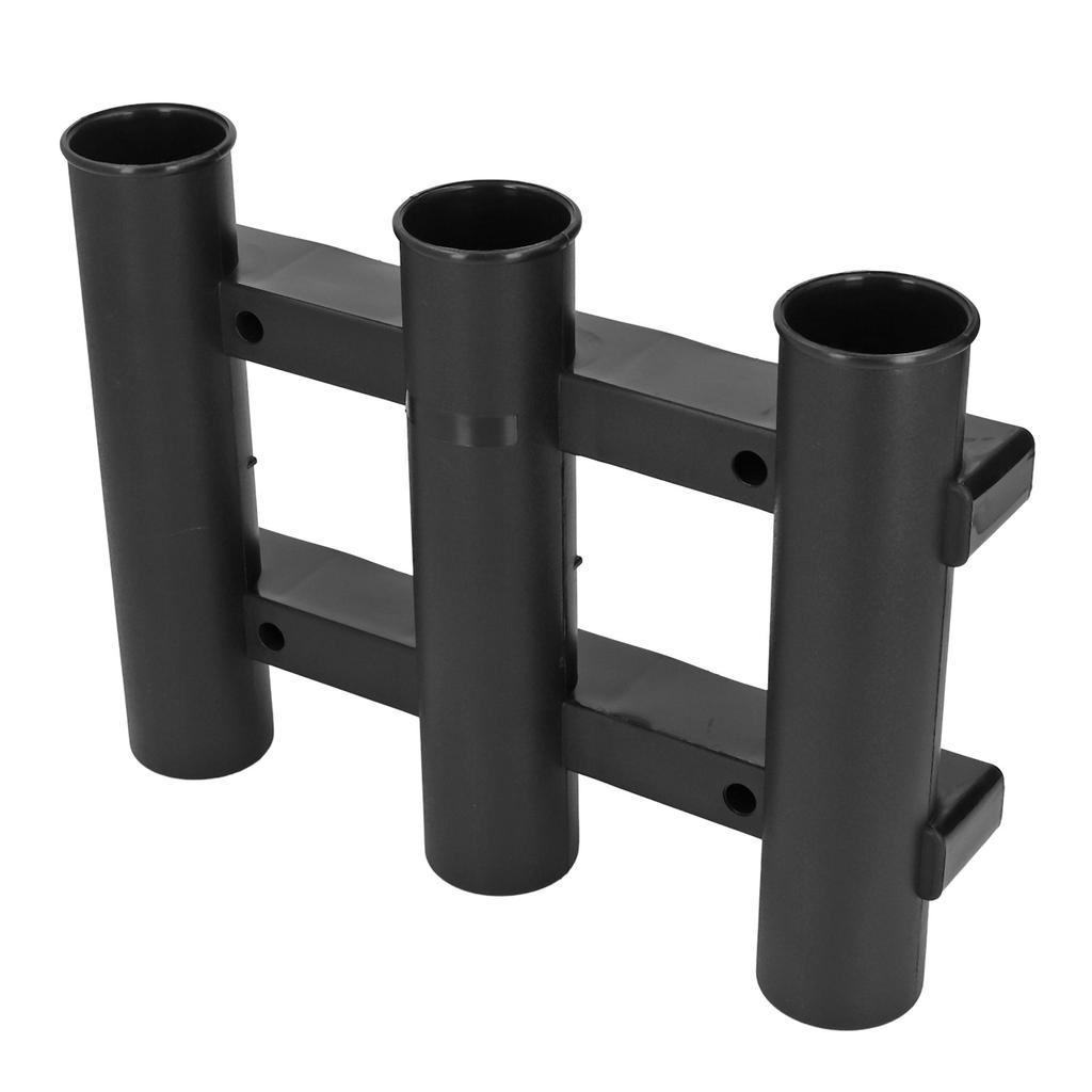 Fishing Rod Holder ABS 3 Tubes Rod Rack Bracket Fishing Accessories for Freshwater Seawater Kayak Yacht