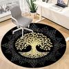 1PC Tree of Life Chair Carpet for Office, Indoor Non-Slip Washable Carpet, Soft Comfortable Mat For Office Room yy250930226