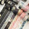 Gold Stamping Triple Roll Plastic Sealing & Decorative Paper Tape – Versatile DIY Notebook Accessory, 5 Meters