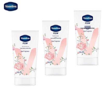 Vaseline Rose Fragrance Moisturizing Hand Cream 3-Pack