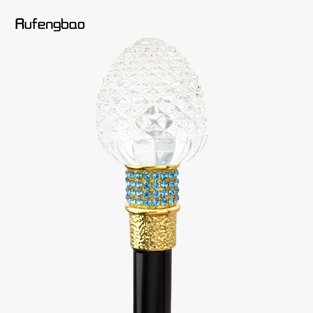 Transparent Ball Glass Golden Green Alloy Fairy Wands for Girls Princess Walking Stick Wand Cosplay Wedding Birthday Party 92cm