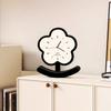 Small Flower Modern Simple Swing Pendulum Clock High End Sense Home TV Cabinet Office Desk Living Room Decoration Clock Watch