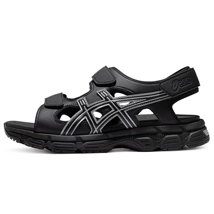 Asics Kahana Sd Outdoor Sports Sandals Unisex Sandals Black Silver 1203A130-002