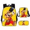 Cartoon Backpack, Primary And Secondary School Students Three-Piece Set, School Bag, Backpack, Shoulder Bag, Pencil Case.