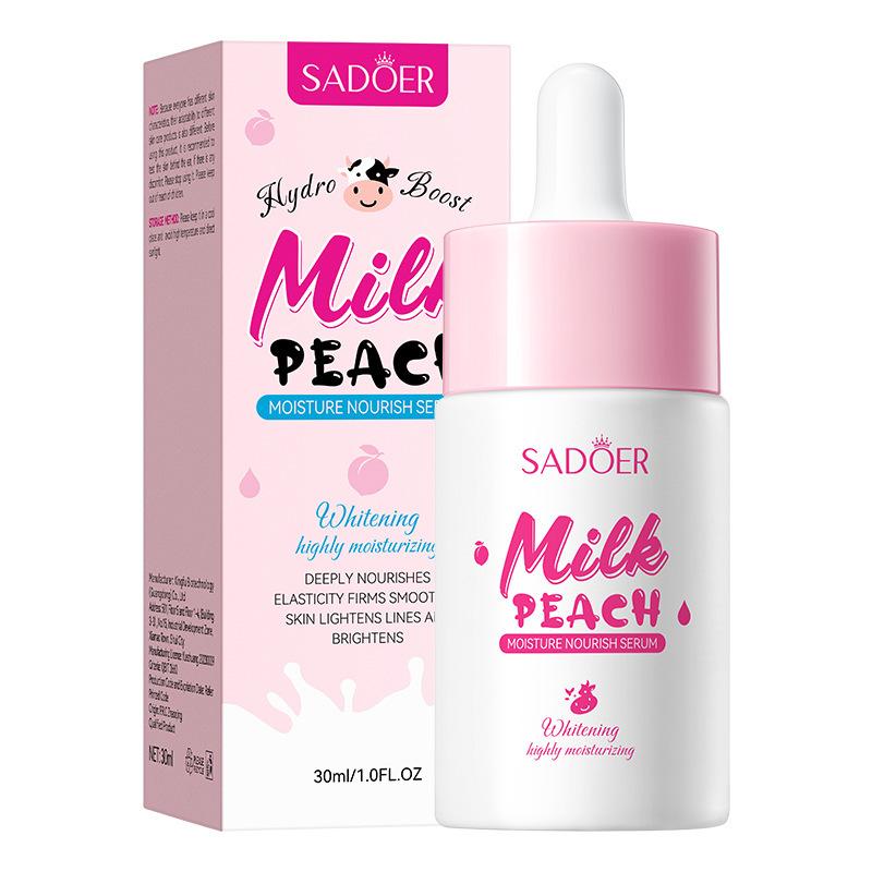 Mælkefersken Serum 30mlSADOER Fugtgivende, Nærende og Hydrerende Serum