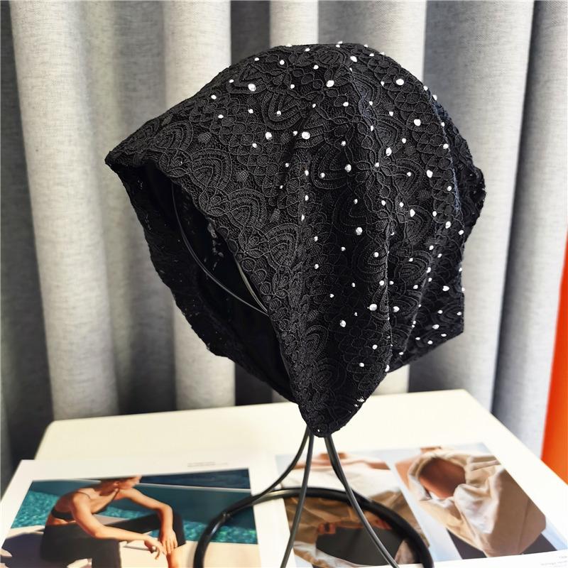 Womens Beanie Lace Turban Soft Sleep Cap Chemo Hats Fashion Slouchy Hat