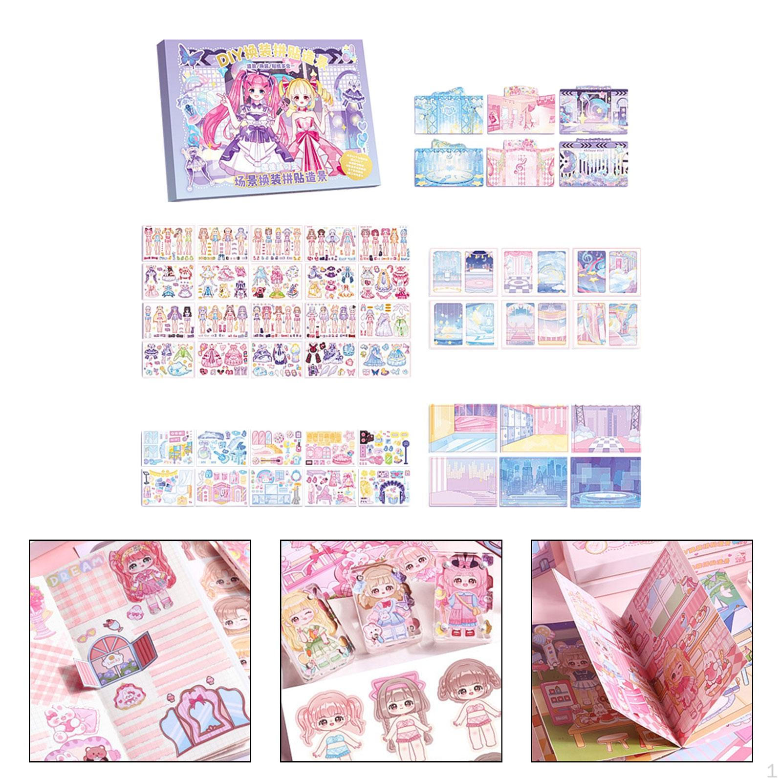 

Creative Face Sticker Book: Fun Activities for Kids Imagination Style C