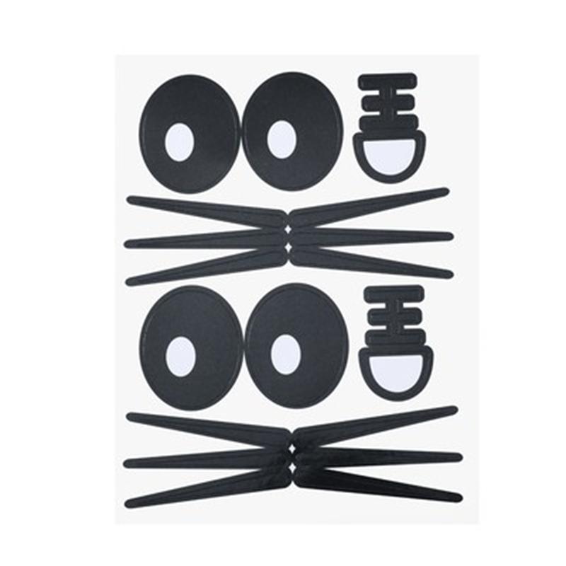 5/10pcs Balloon Wave Ball Cartoon Shape Sticker Handmade Creative DIY Decoration Super Cute Animal Eye Expression Self Adhesive