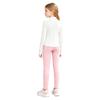 Tenue d'équitation pour filles Ensemble à col montant, manches longues avec trous pour les pouces, pull à fermeture éclair avec pantalon d'équitation à grip intégral antidérapant pour l'entraînement