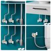 Valvole ad angolo in ottone 1/2" Ingresso Uscita Valvole di intercettazione dell'acqua stabili Valvole di controllo acqua calda/fredda per tubazioni domestiche