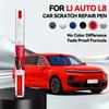 För LI AUTO L8 Färg reparationspenna Touch-up Repborttagare DIY Biltillbehör Svart Vit Silver Blå Röd Himmelsgrå