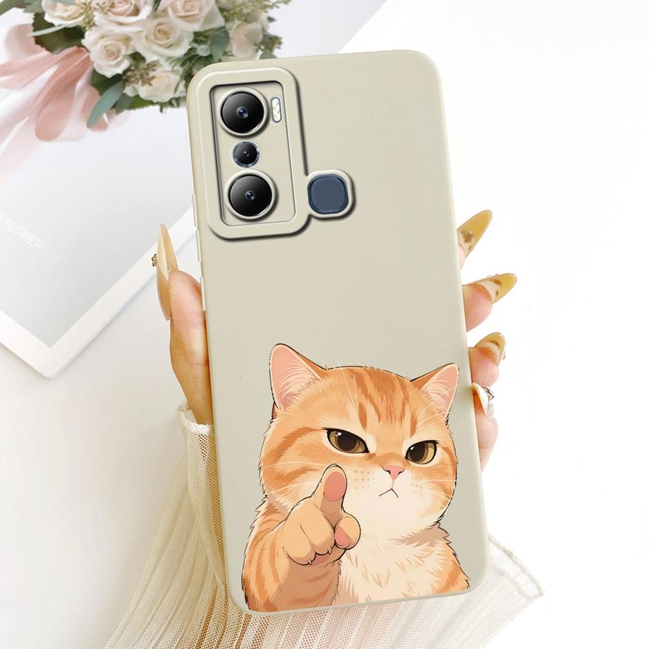 For Infinix Hot 20i Case Hot 20S X6827 Luxury Flowers Candy Painted Cover Soft Silicone Case For Infinix Hot 20 Play Hot20 Shell