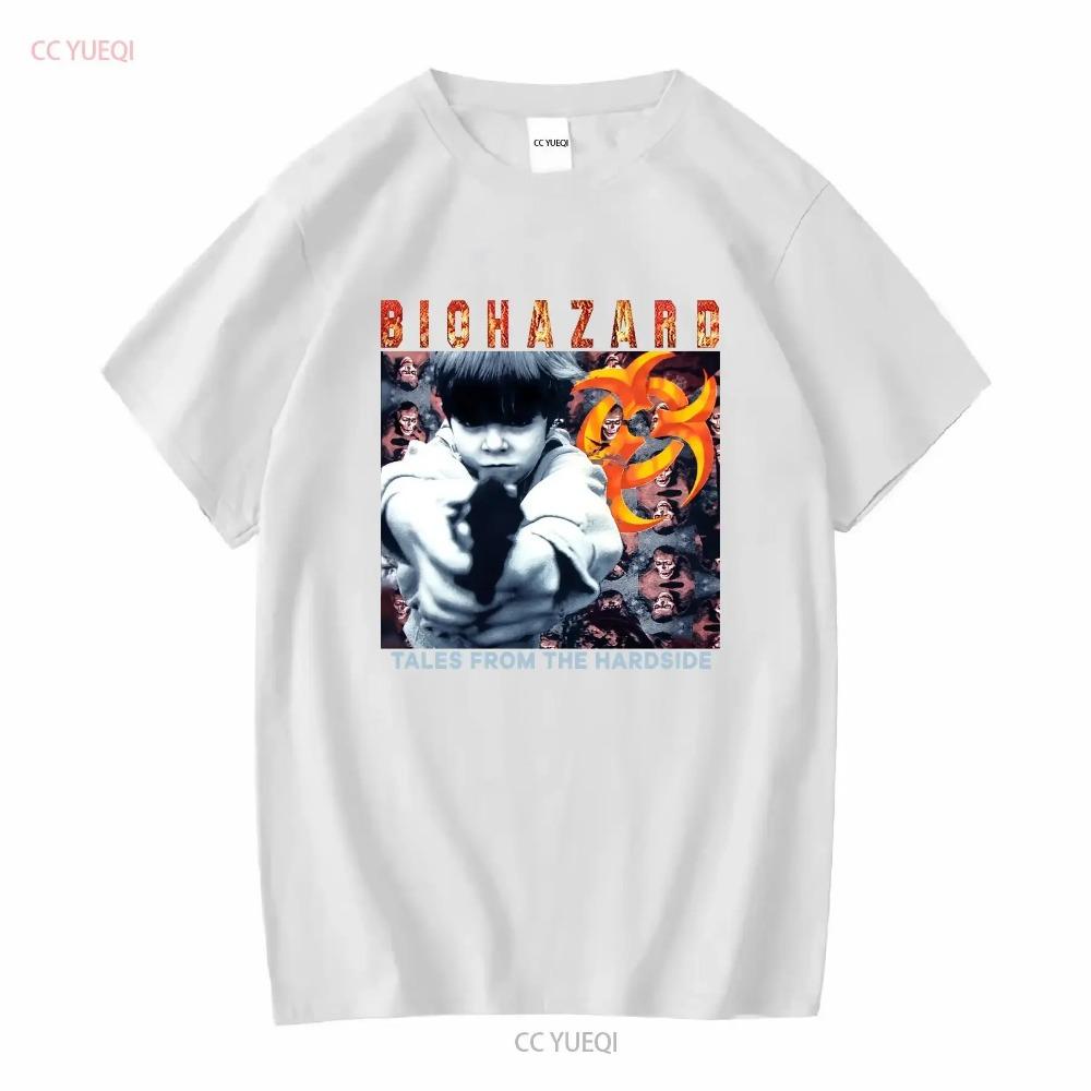 Vintage 90s Biohazard State of the Tour Bandtee Shirt Long or Short Sleeves Vintage Washed Casual Breathable Fashion Stretched