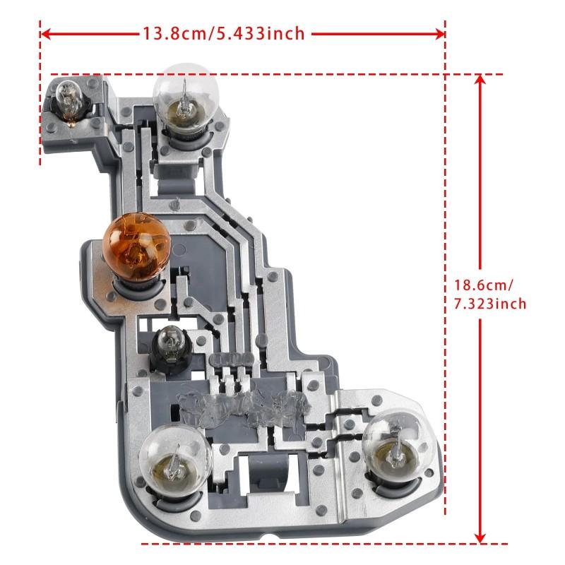 For Mercedes-Benz S204 C Estate 2007-2010 LH/RH Durable Rear Lamp Bulb Holder Easy To Install A2048201700 A2048201800