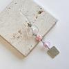 Romantic Sakura Wind Chime Letter Card "follow Your Dreams Trust Your Heart " Mobile Phone Chain for Women Bag Accessory Jewelry 1