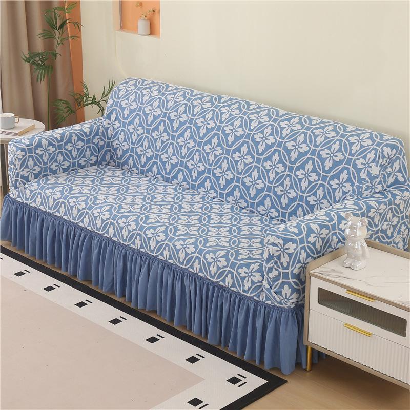 Knitted Jacquard Decorative Dustproof Sofa Cover Cover