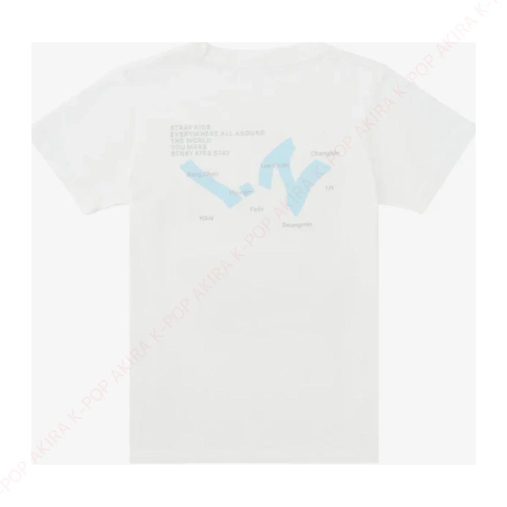Stray Kids World Tour RUN IT JAPAN WHITE MEMBER T-SHIRT POP-UP OFFICIAL GOODS / Pre-Order