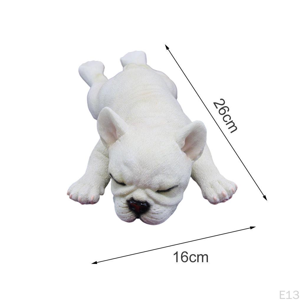 Action Figures, Small Dog Model, Miniature Resin Animal Statues, Desktop Decoration for Toys
