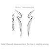 Wings Shape Ear Clips Zinc Zinc Alloy Elf Ear Cuff Fashion Jewelry Ear Accessories  Women