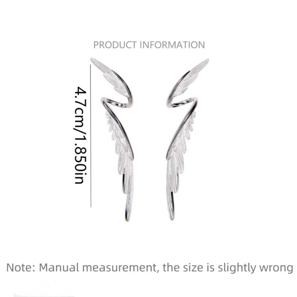 Wings Shape Ear Clips Zinc Zinc Alloy Elf Ear Cuff Fashion Jewelry Ear Accessories  Women