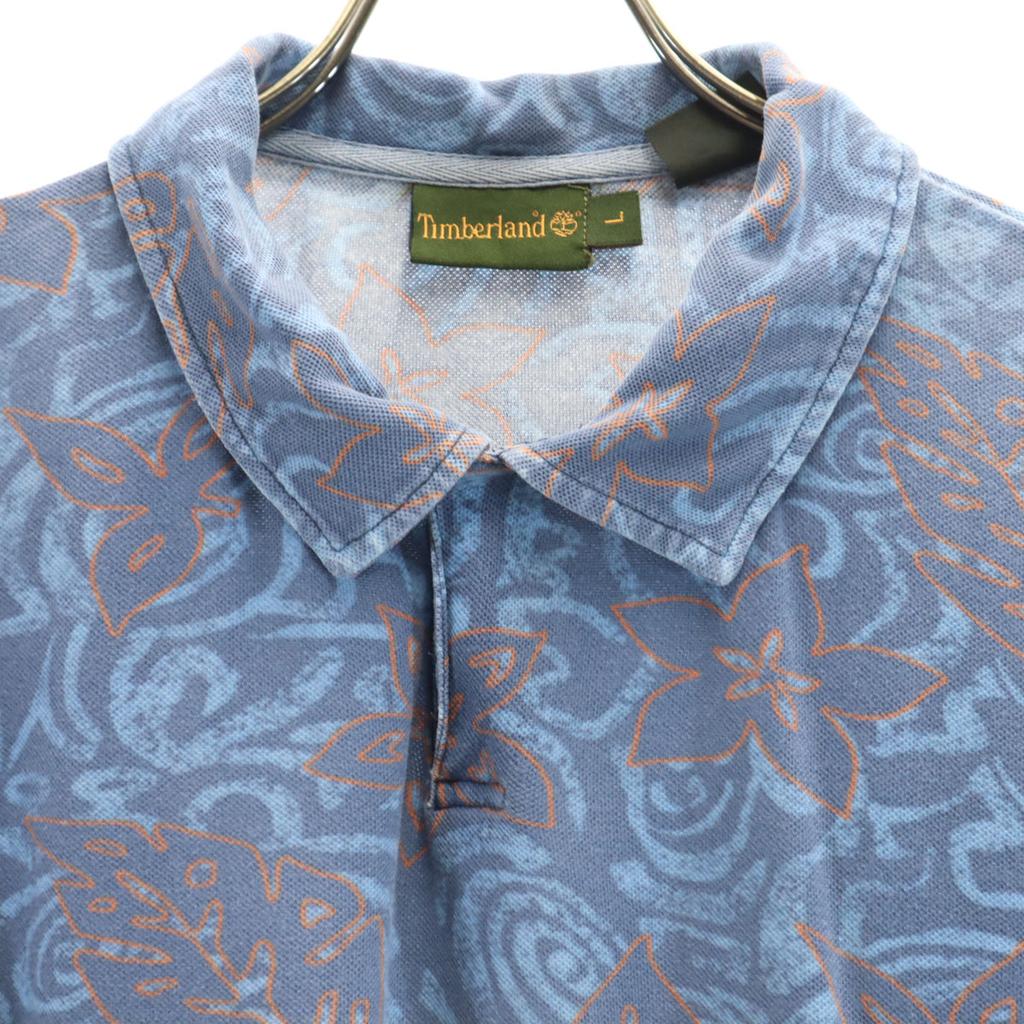 Timberland 00s Old Overall Handle Short Sleeve Open Color Polo Shirt Fawn Men's Used