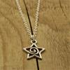 New hot selling pentagram vortex pendant necklace with beautiful and fashionable temperament