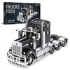 Piececool 3D Puzzle, Metal Truck/Freight Car, Assembly Required, No Glue Required, 4-Star Difficulty, Intermediate/Adult, Collectible (Truck)