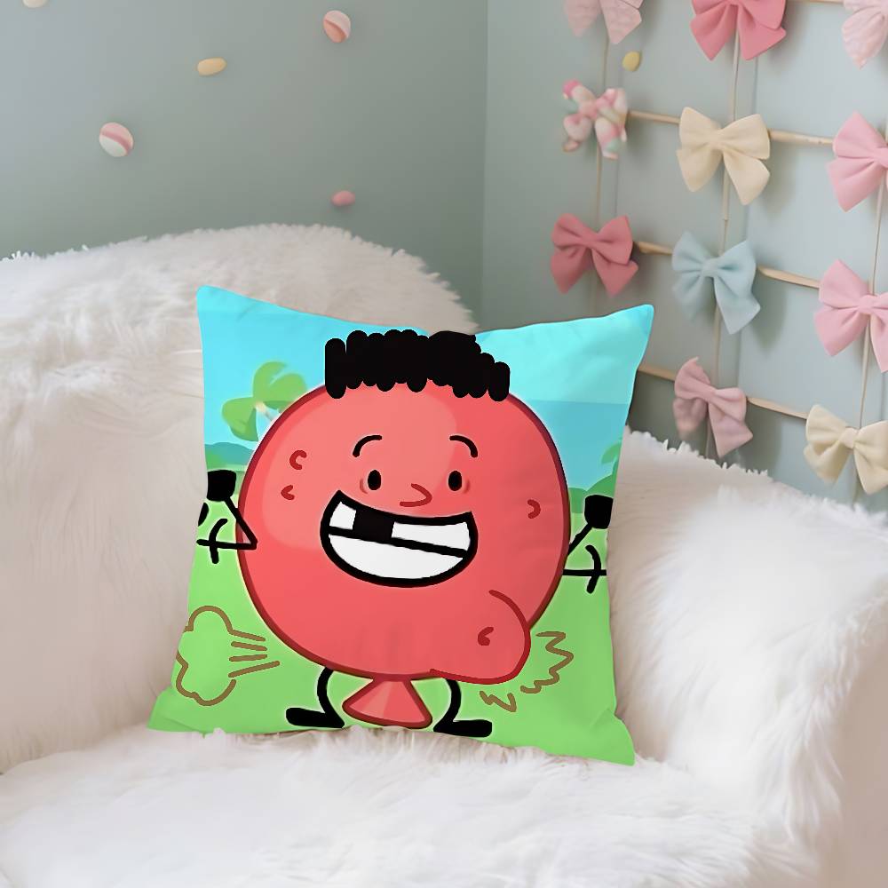 Funny AInanimate InsanityS Case Plush Fabric Soft Pillowcase Double Sided Print Cushion Cover Household Gifts