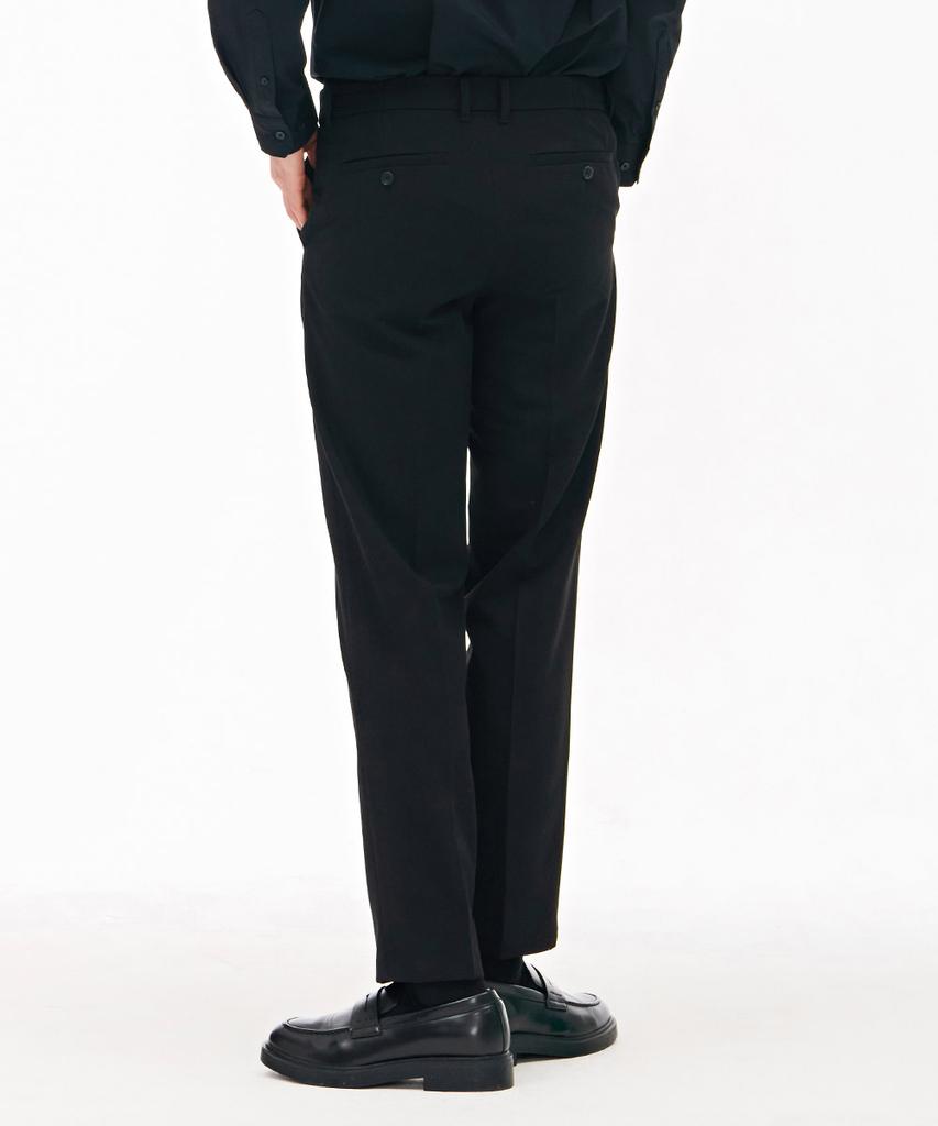 CHASECULT Men'S Tapered Side-Banding Slacks - Black