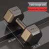 Longchan Hexagonal Coated Dumbbell