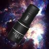 Portable HD Monocular Telescope, Plastic Binoculars, Black Outdoor Sports Telescope, High-Definition, 16x52