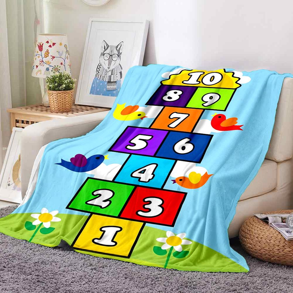Hop Count Flannel Blanket Throw Blanket Soft Warm Sofa Bed Camping home Decor Unique Christmas Gift C92683