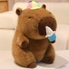 Plush Toy Capybara Ice Cream Smoothie Toy Childrens Animal Doll Cartoon