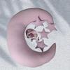 Newborn Moon Photography Prop Pillow Baby Full Moon Moon Hug Pillow Set Washable Organic Cradle Aid for Infant Portrait Sessions