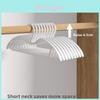 Modern Plastic Garment Hangers For Closet Organization And Space Optimization